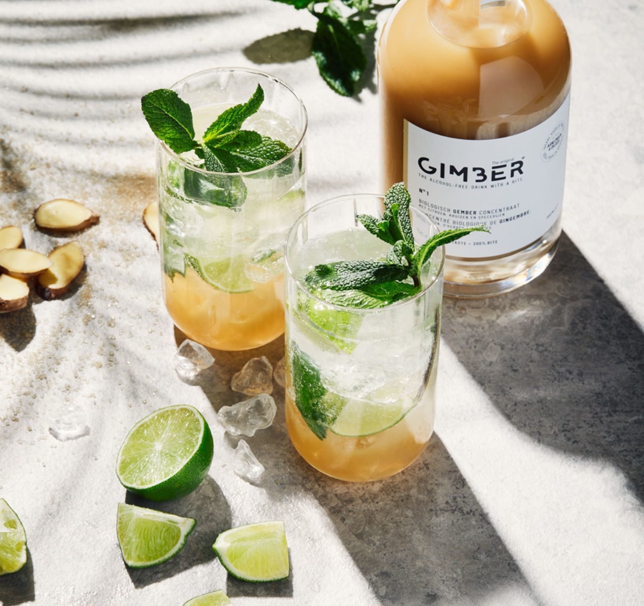 GIMBER VIRGIN MOJITO SQUARE