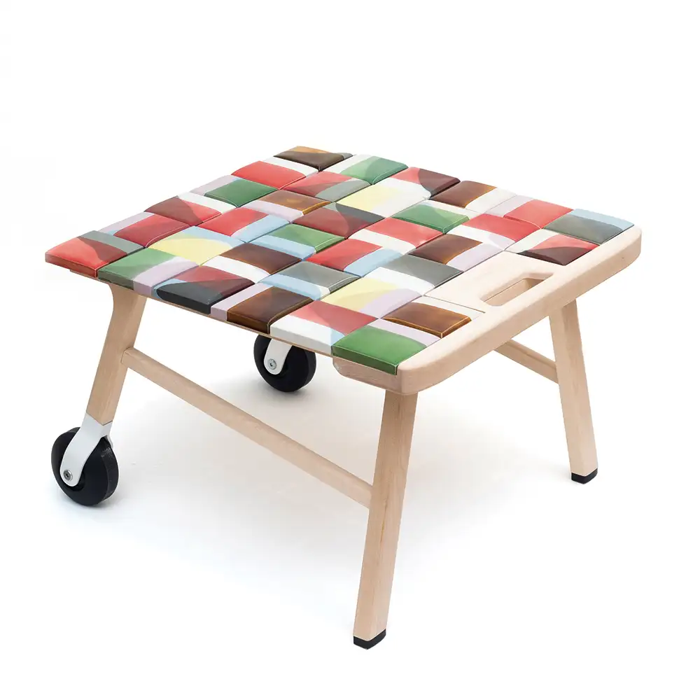 Tendances Magazine Magazine Deco Maison Tile Side Table 1b ©Deniz Guzel Courtesy Galerie Kreo